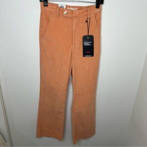 NWT Levi’s Math Club Coral Corduroy Trousers Size 25